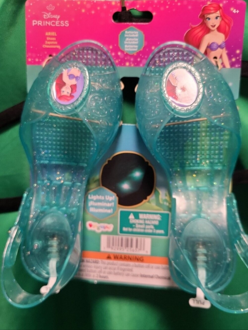 Disney Ariel Light-Up Jelly Sandals in Aqua